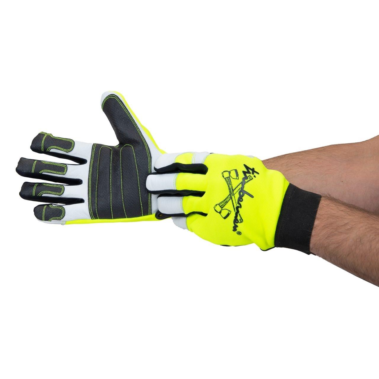 Handschuh MS Pro, schwarz/gelb
