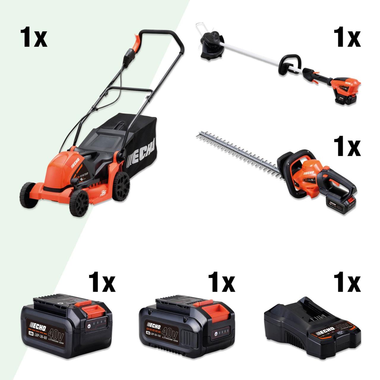 Produktset Gartenpflege Starter Bundle 40V