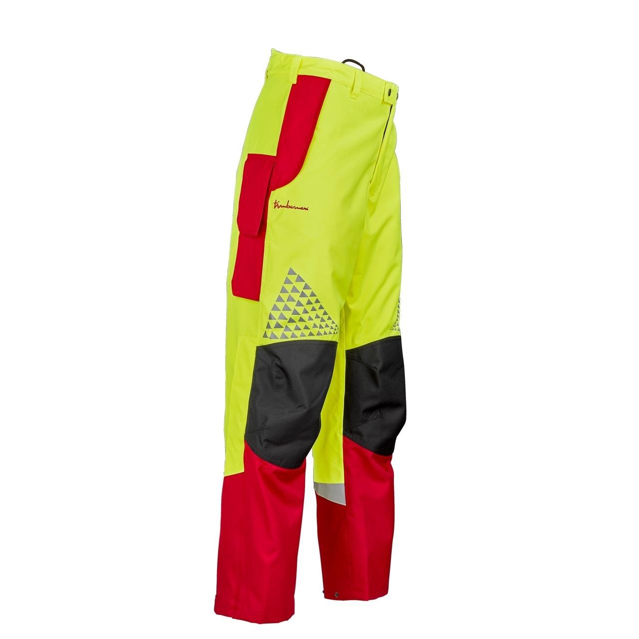 Bekleidung Regenhose 521, rot/gelb