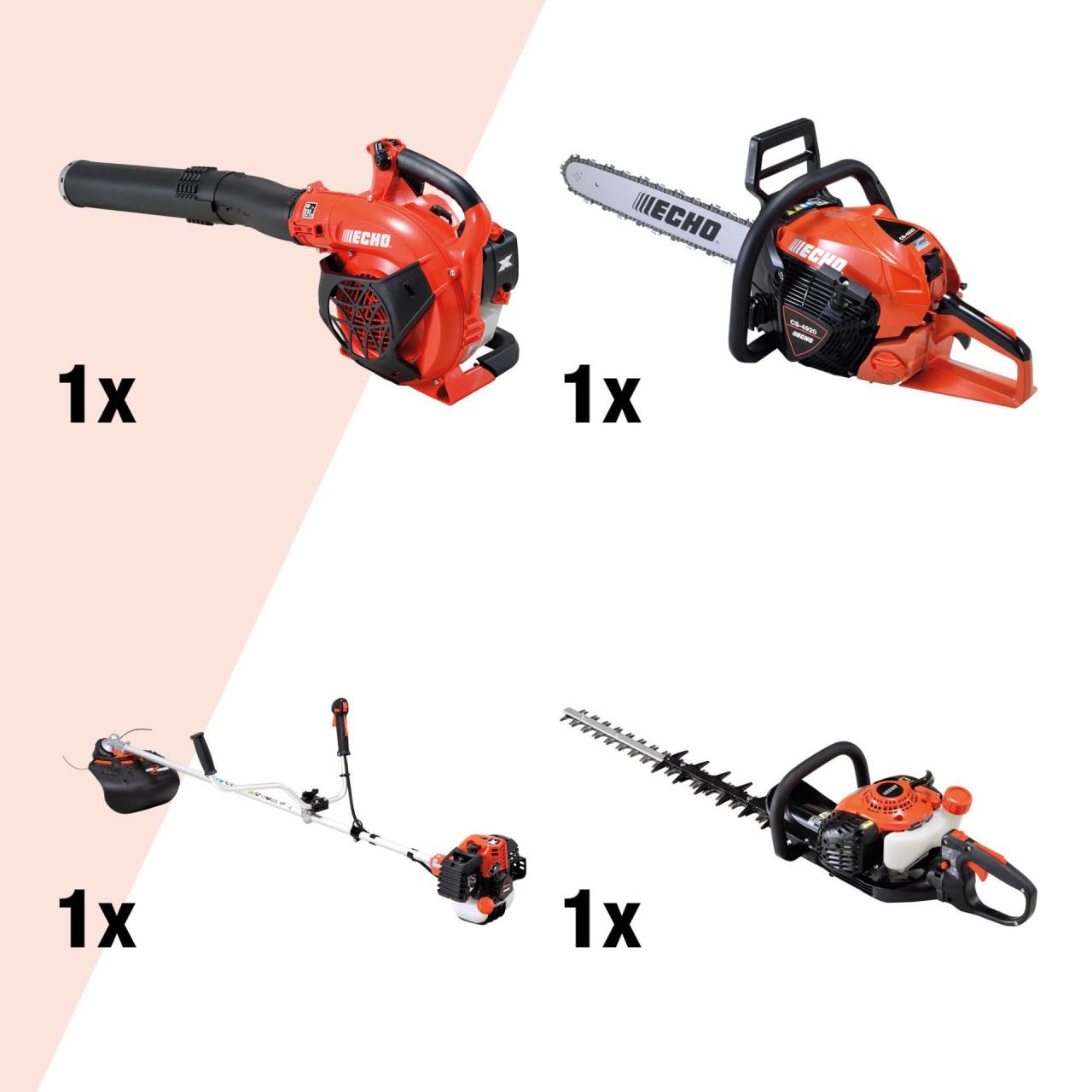 Benzin-Geräte - Produktset Landschaftspflege Bundle